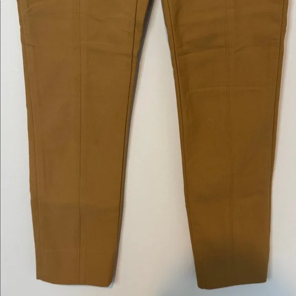 Vince Women's Italian Cotton-Blend Stitch-Front Seam Legging, Oak Wood - Size S - Picture 5 of 8